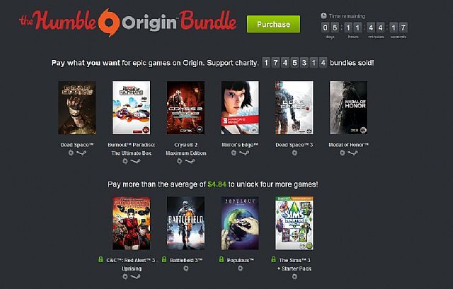 Do paczki od firmy Electronic Arts doszły dwie gry strategiczne - The Humble Origin Bundle – dwie gry więcej w paczce od Electronic Arts - wiadomość - 2013-08-23