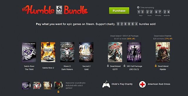 Najnowsza edycja The Humble Bundle oferuje paczkę gier firmy Deep Silver - Nowe The Humble Bundle z grami Deep Silver – m.in. Dead Island, Risen 2, Saints Row - wiadomość - 2013-07-30