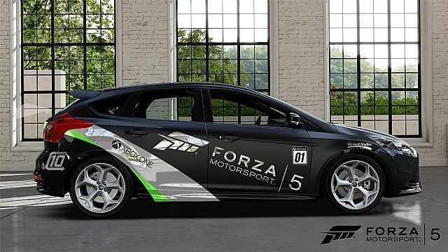 Specjalny malunek dla Forda Focusa ST. Ot, by szpanować na torze. - Ujawniono szczegóły na temat Day One Edition dla gier Ryse, Forza Motorsport 5 i Dead Rising 3 - wiadomość - 2013-08-28
