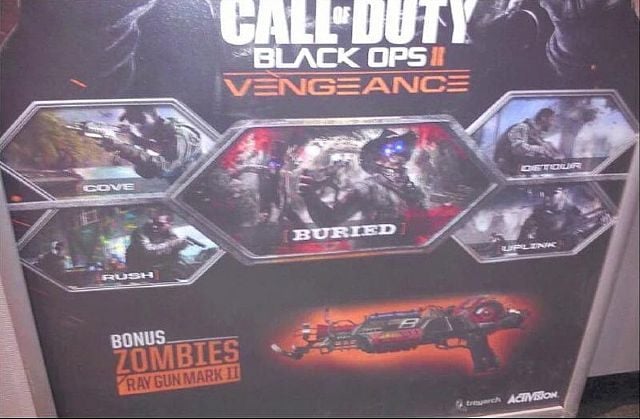 Plakat zapowiadający dodatek DLC Vengeance do gry Call of Duty: Black Ops II - Wieści ze świata (Call of Duty: Black Ops II, Gears of War: Judgment) 18/6/13 - wiadomość - 2013-06-18