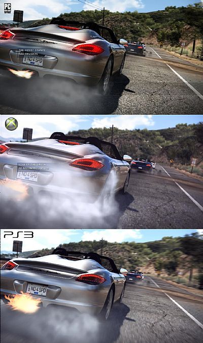 Need for Speed: Hot Pursuit - porównanie graficzne trzech wersji - ilustracja #1