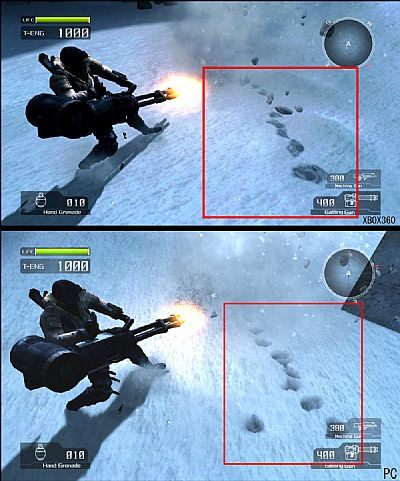 Zobacz różnice w grafice pomiędzy grą Lost Planet na Xboksa 360, a jej konwersją na PC - ilustracja #1