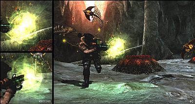 Zobacz różnice w grafice pomiędzy grą Lost Planet na Xboksa 360, a jej konwersją na PC - ilustracja #3