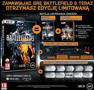 Rekordowa liczba przedpremierowych zamówień gry Battlefield 3 w Polsce - ilustracja #1