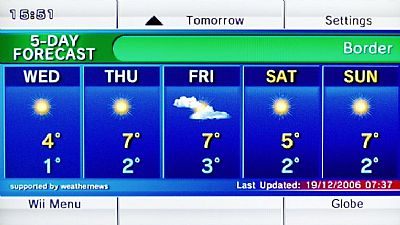 Weather Channel - nowa funkcja Wii już dostępna - ilustracja #2