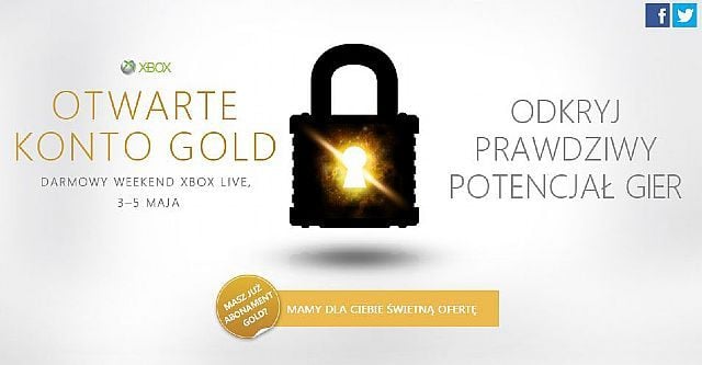 Darmowy weekend z Xbox Live Gold pozwoli m.in. na bezpłatną rozgrywkę sieciową - Darmowy dostęp do Xbox Live Gold w najbliższy weekend - wiadomość - 2013-04-29