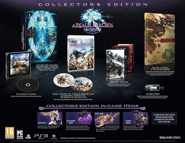 Edycja Kolekcjonerska gry Final Fantasy XIV: A Realm Reborn. - Final Fantasy XIV: A Realm Reborn z datą premiery i Edycją Kolekcjonerską - wiadomość - 2013-05-24