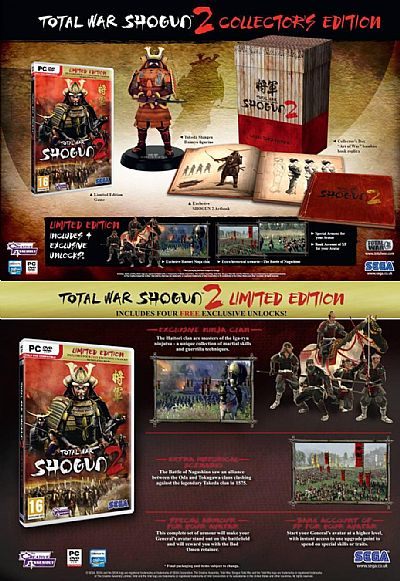 SEGA zapowiada edycje specjalne Shogun 2: Total War - ilustracja #1