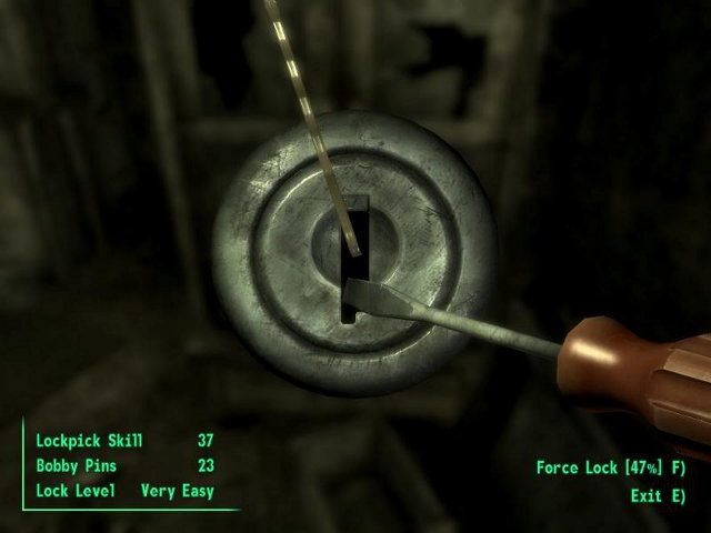 Otwieranie zamka – minigierka z gry Fallout 3. - 2013-03-17