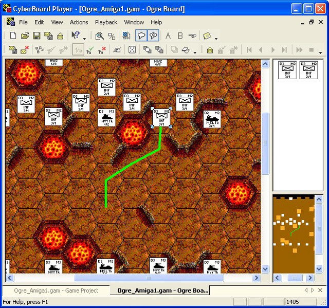 CyberBoard - przykładowa gra strategiczna z trybem rozgrywki PBeM. - 2012-12-17