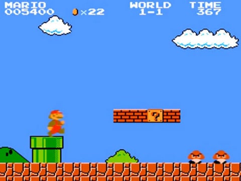 Klasycznym przykładem side-scrollówki jest gra Super Mario Bros.