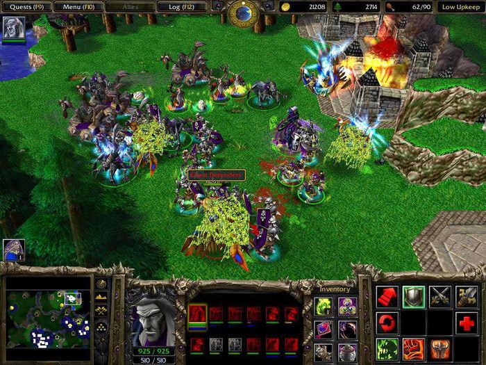 Minimapa w grach strategicznych, jak Warcraft III: Reign of Chaos (2004), pozwala błyskawicznie przenieść się w dowolne miejsce na planszy. - 2016-10-25