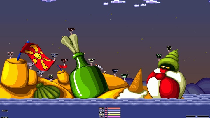 Seria Worms to jedne z najpopularniejszych gier artyleryjskich; na zdjęciu – Worms Armageddon z 1999 roku. - 2018-07-12
