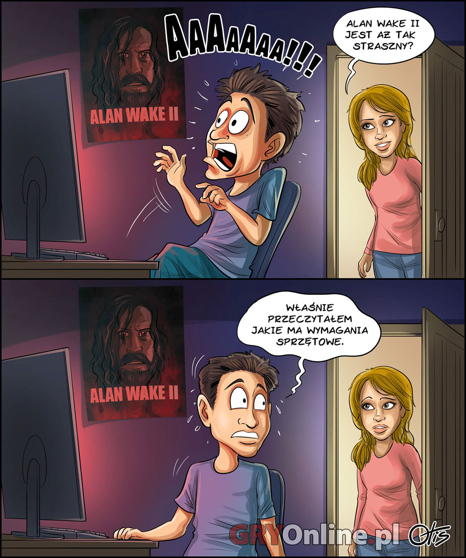 Aż tak straszny, komiks Cartoon Games, odc. 371.