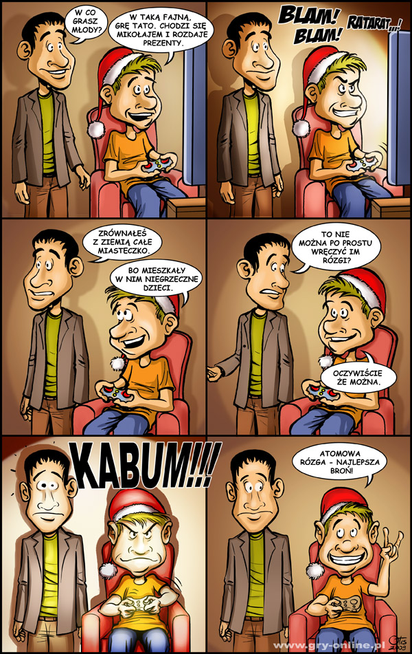 Christmas Special, komiks Cartoon Games, odc. 13.