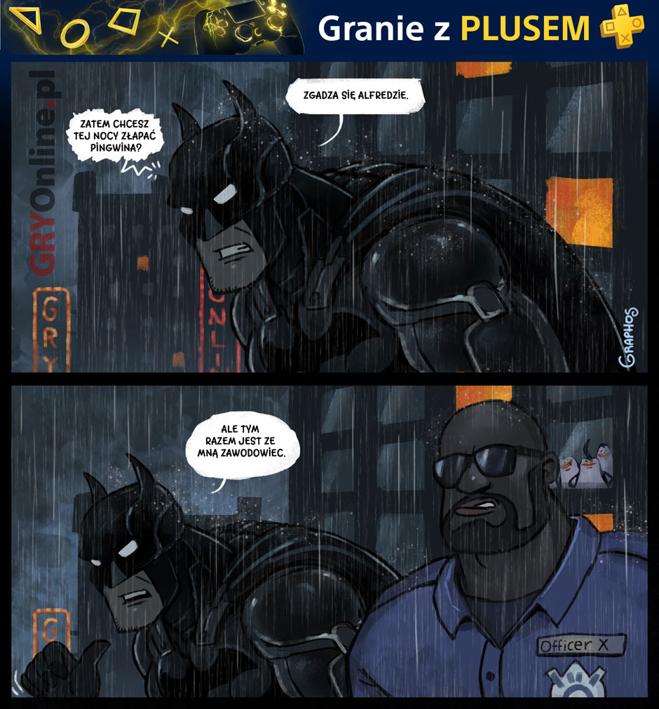 Batman, komiks Granie z Plusem, odc. 11.