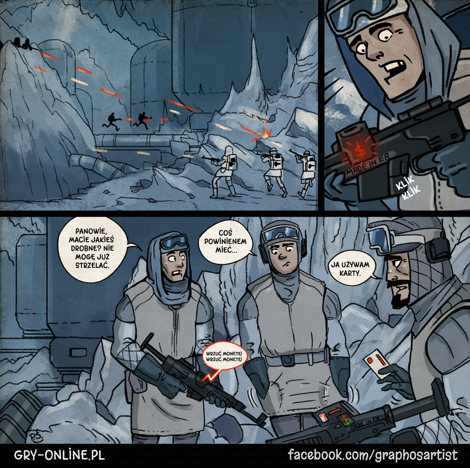 Battlecash, komiks oGRYzki, odc. 49.
