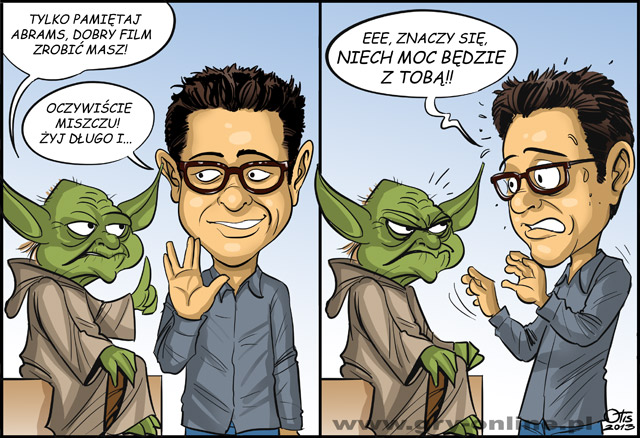 J. J. Abrams, komiks Cartoon Wars, odc. 59.