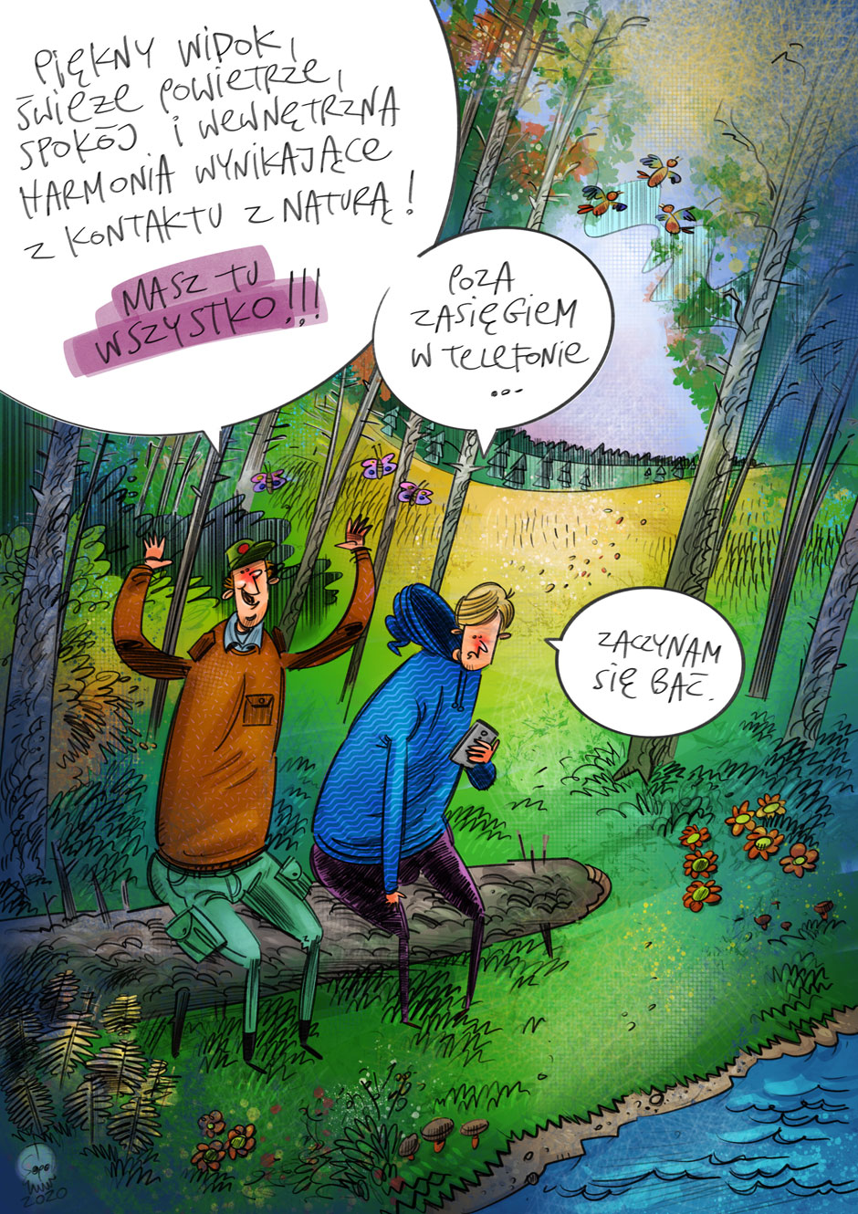 Natura, komiks Złamany ołówek, odc. 5.