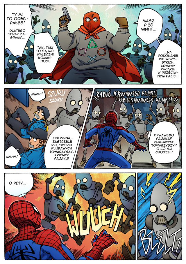 Więcej niż gra #8, komiks Spider&#45;Man, odc. 8.