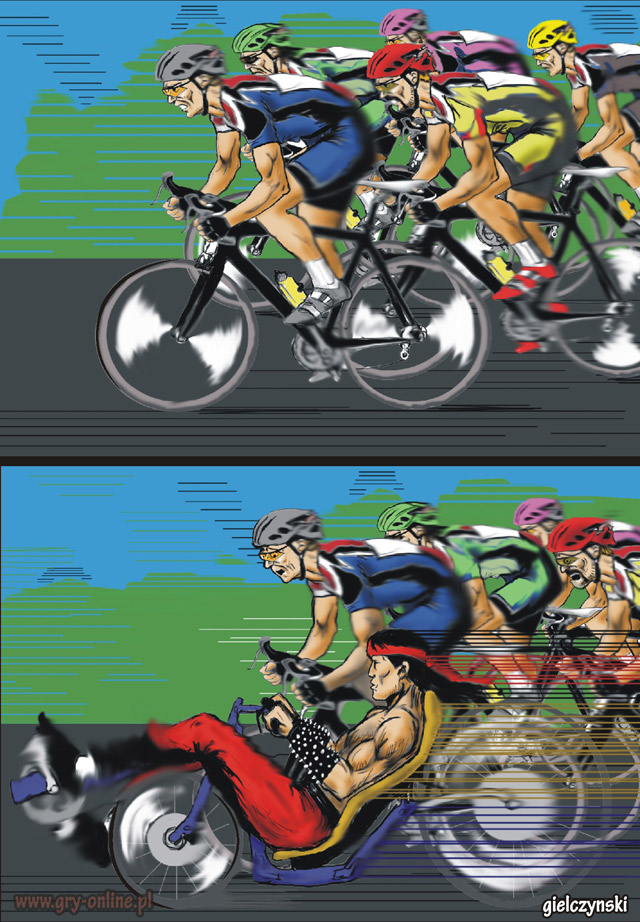 Tour De Pologne, komiks Fatal Draws, odc. 11.