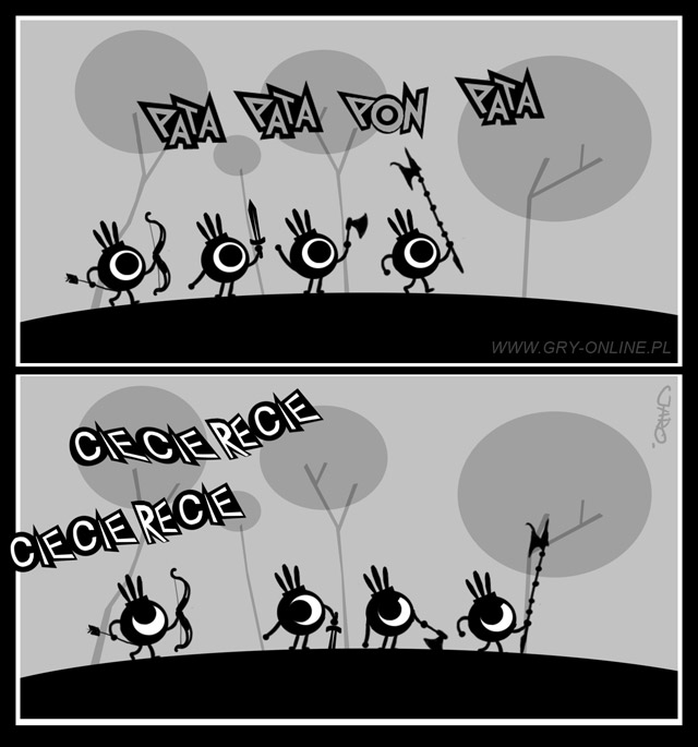 Patapon, komiks Zaginiony Level, odc. 64.