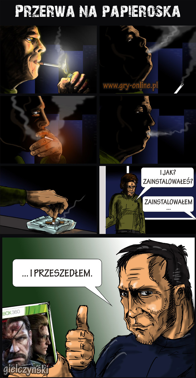 Przerwa na papieroska, komiks Fatal Draws, odc. 43.