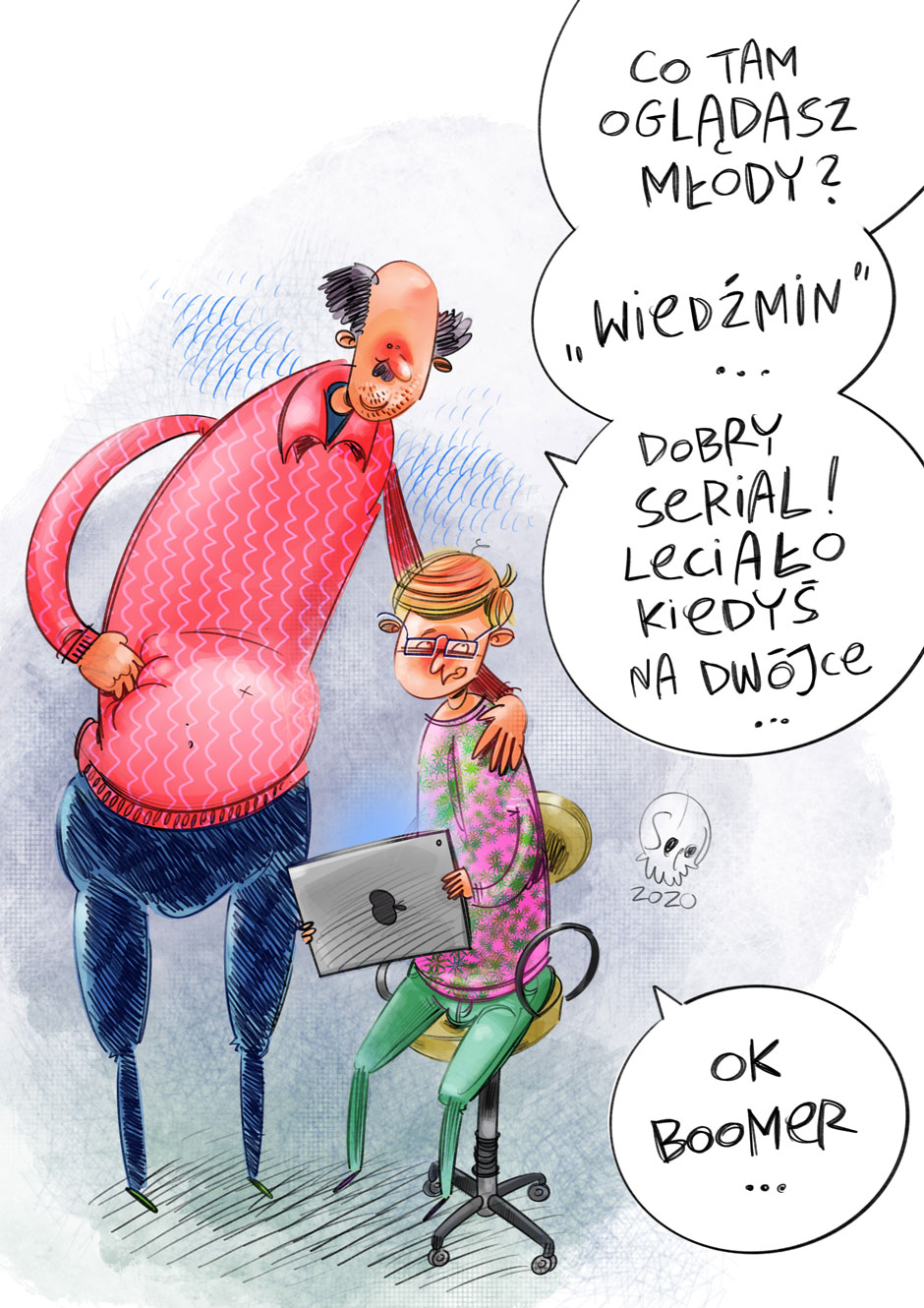 Boomer, komiks Złamany ołówek, odc. 3.