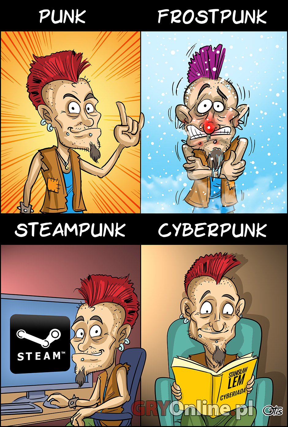 Punk, komiks Cartoon Games, odc. 247.