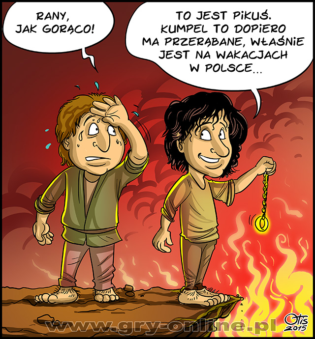 Mordor to pikuś, komiks Cartoon Games, odc. 156.