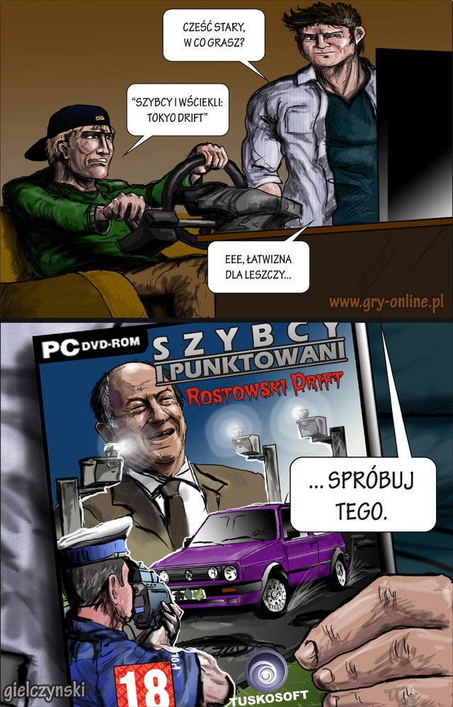 Wyścigi, komiks Fatal Draws, odc. 26.