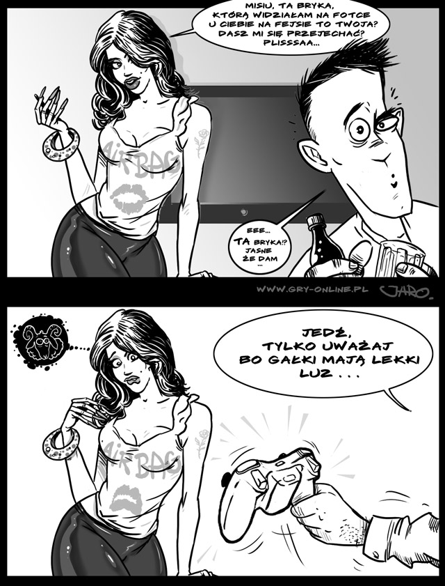 Lasencja, komiks Zaginiony Level, odc. 37.