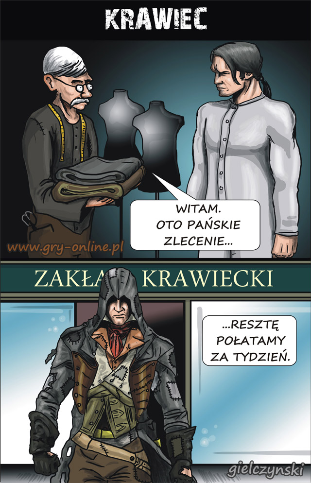 Krawiec, komiks Fatal Draws, odc. 53.