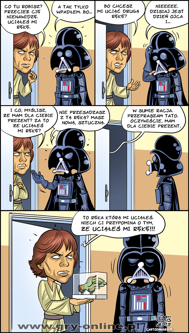 Dzień ojca, komiks Cartoon Wars, odc. 68.