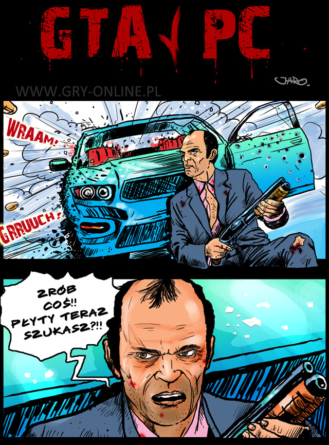 GTA V PC, komiks Zaginiony Level, odc. 111.