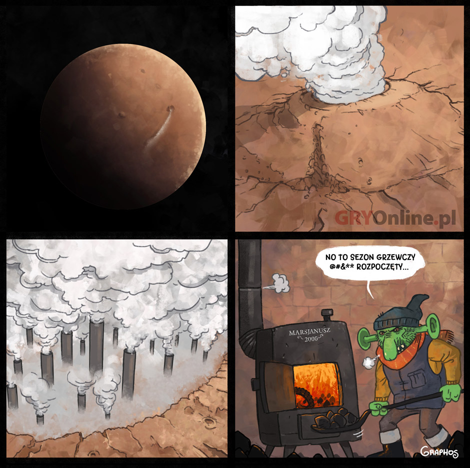 Mars, komiks oGRYzki, odc. 66.