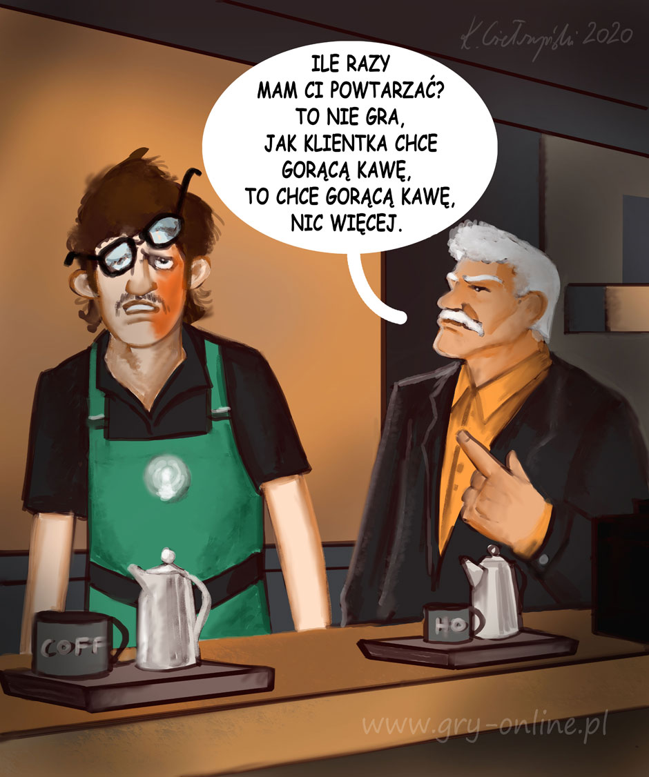 Hot Coffee, komiks Fatal Draws, odc. 132.
