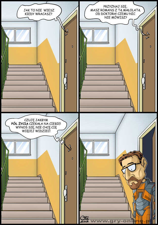 Kiedy wracasz?, komiks Cartoon Games, odc. 76.
