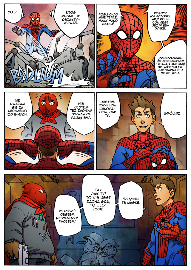 Więcej niż gra #9, komiks Spider&#45;Man, odc. 9.