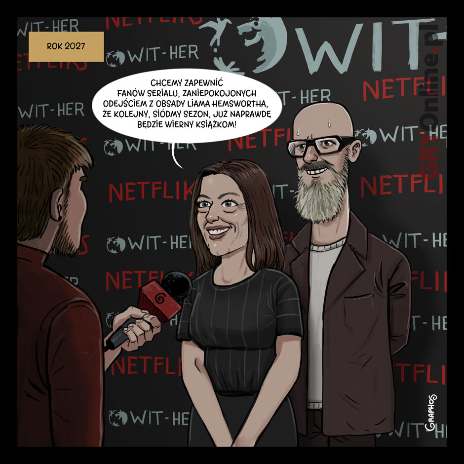 Siódmy sezon Wiedźmina od Netfliksa, komiks oGRYzki, odc. 116.