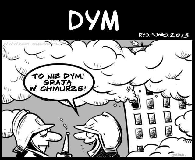 Dym, komiks Zaginiony Level, odc. 70.