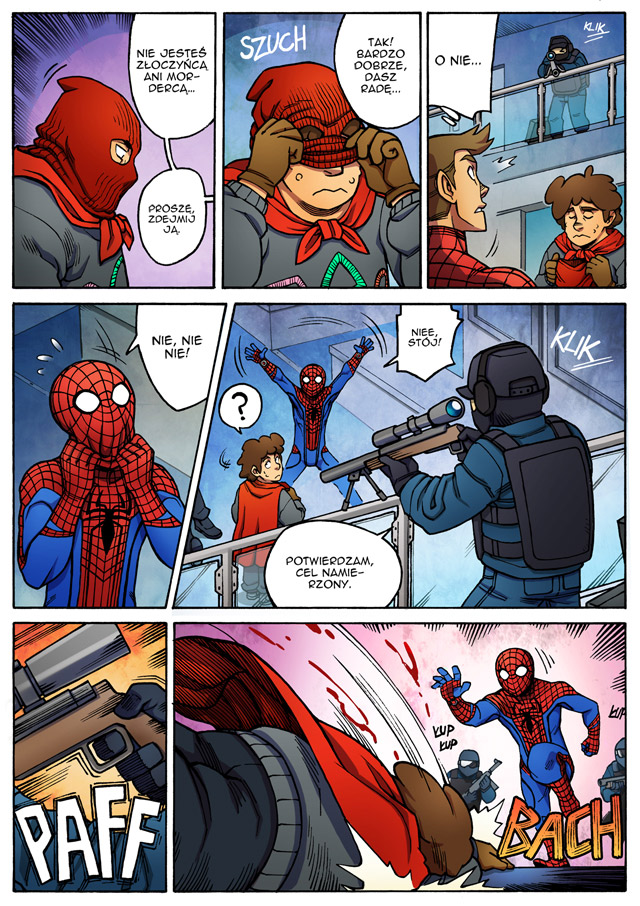 Więcej niż gra #10, komiks Spider&#45;Man, odc. 10.