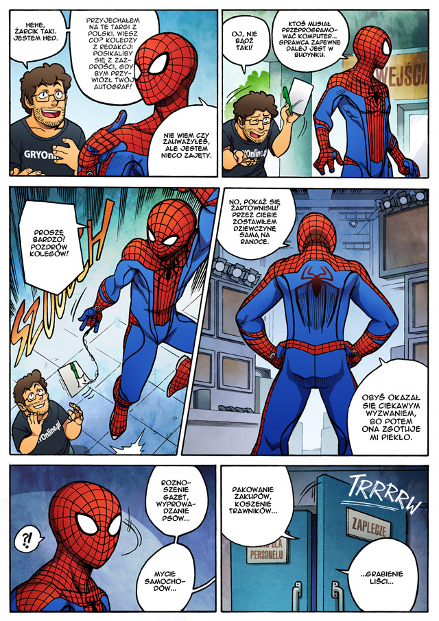 Więcej niż gra #6, komiks Spider&#45;Man, odc. 6.