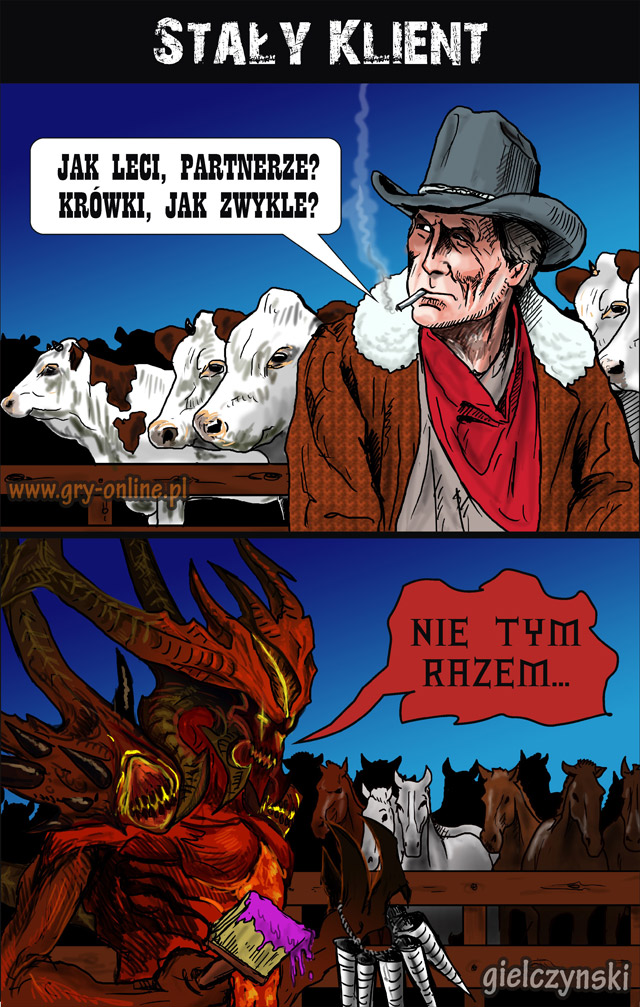 Stały klient, komiks Fatal Draws, odc. 42.