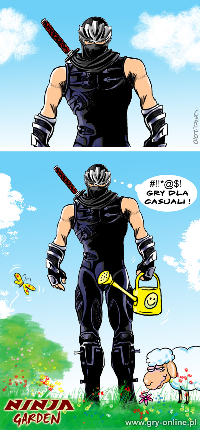 Ninja Garden, komiks Zaginiony Level, odc. 5.