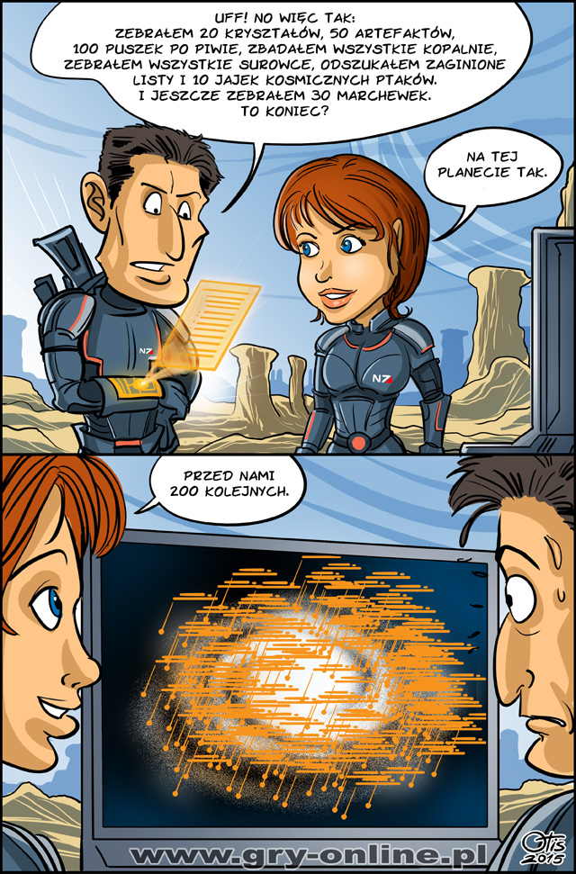 Mass Effect: Andromeda, komiks Cartoon Games, odc. 154.