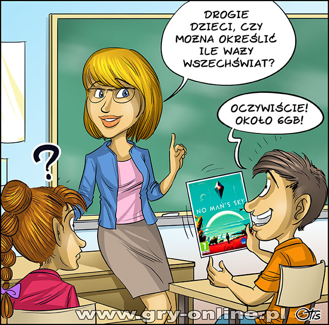 Wszechświat, komiks Cartoon Games, odc. 181.