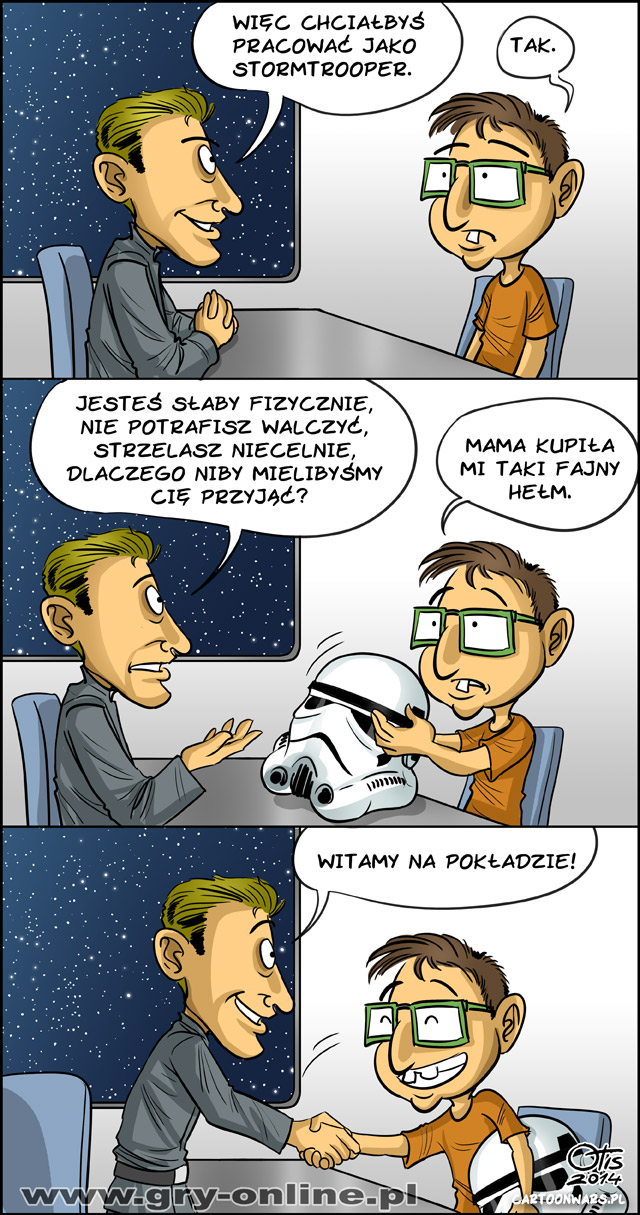 Dlatego imperium przegrało, komiks Cartoon Wars, odc. 72.