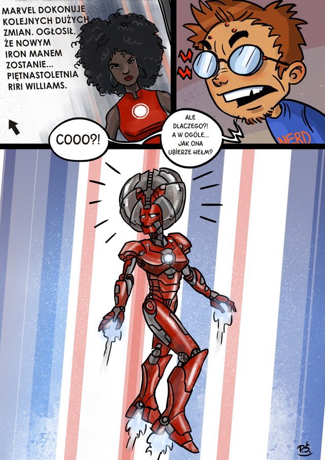 Nowy Iron Man, komiks oGRYzki, odc. 35.