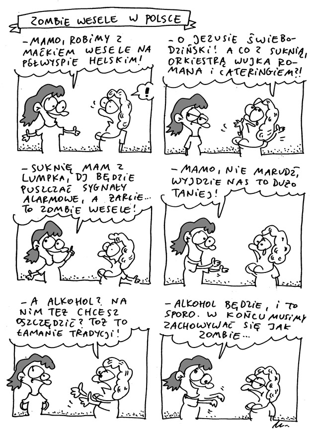 Zombie wesele w Polsce, komiks Nowy_Folder.gif, odc. 1.
